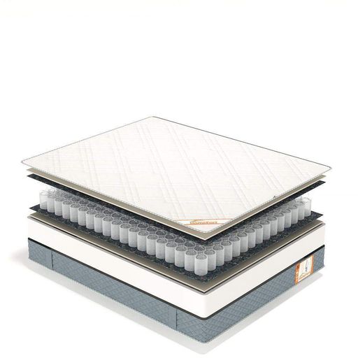 Матрац ортопедичний Homefort Spring Memory 80х200 см Білий (8055666) (2090827)