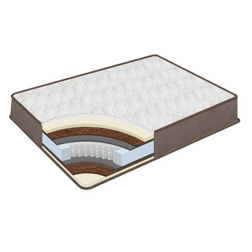 Матрац ортопедичний Homefort Savanna 120х200 см Білий (20200042) (2091045)