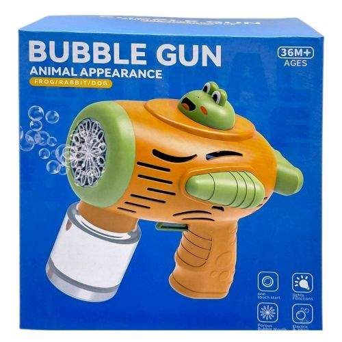 Mic Пистолет с мыльными пузырями Лягушка, оранжевый (298414) (2091503)