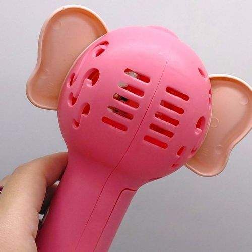 Mic Пистолет с мыльными пузырями Слоник, серо-розовый (298420) (2091509)
