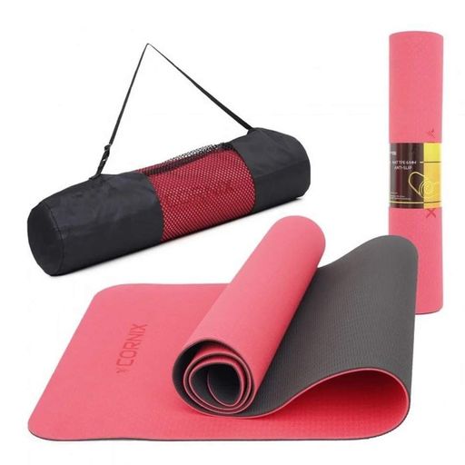 Килимок спортивний Cornix XR-0006, 183 x 61 x 0.6 см, Red/Black (2091609)