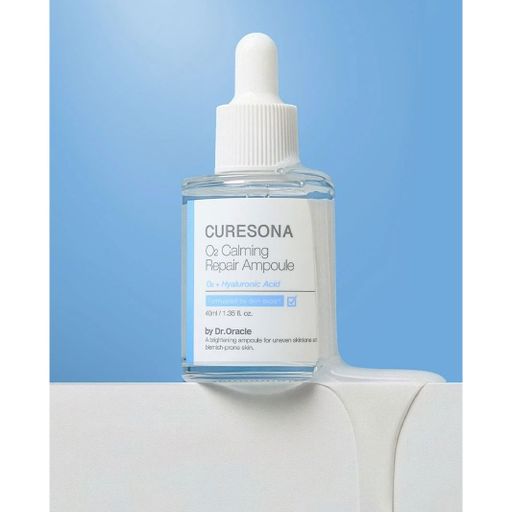 Сыворотка для лица CURESONA O2 Calming Repair Ampoule для успокоения и обновления кожи, 40 мл
