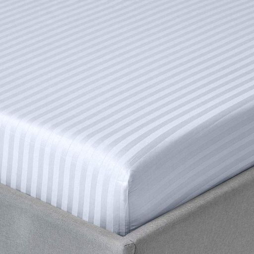 Полуторна постільна білизна сатин PORCELAIN COSAS Білий 160х220 см (2092313)