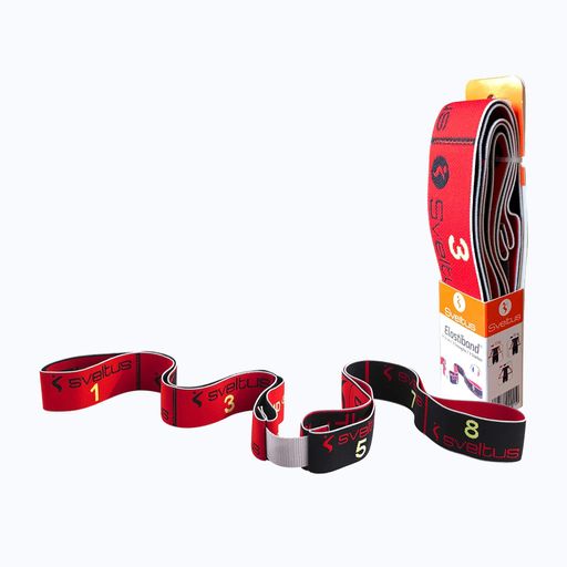 Еспандер для фітнесу регульований Sveltus Elastiband 3 Strengths 10-12-15 кг QR код (SLTS-0001) (2092563)