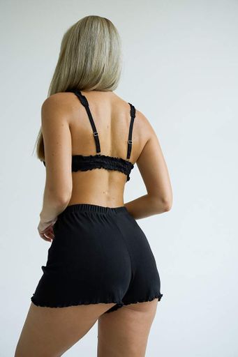 Піжама з трикотажу Perfect Female Чорний XS (186Pj-35TSh) (2092625)