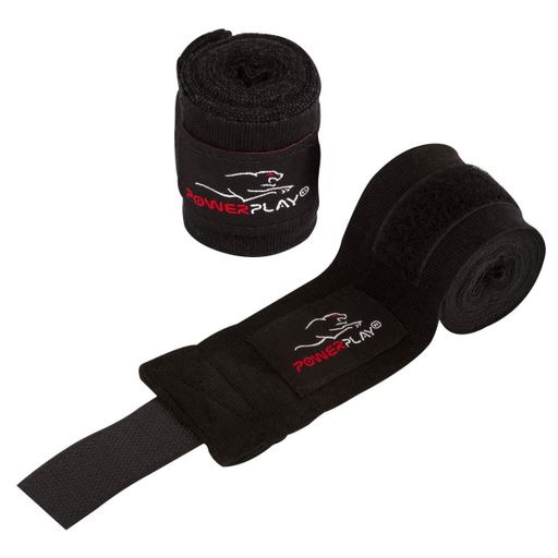 Бинти для боксу PowerPlay 3046 3 м Чорні (PP_3046_3m_Black) (2093473)