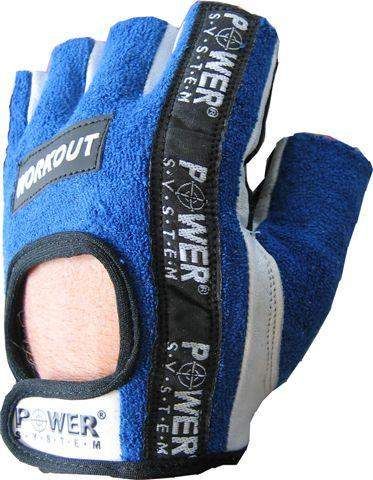 Рукавички для фітнесу та важкої атлетики Power System Workout PS-2200 XS Blue (2093507)