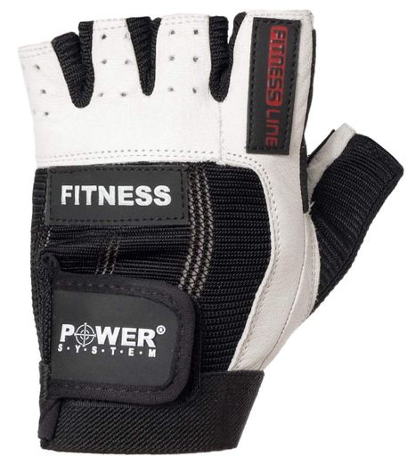 Рукавички для фітнесу Power System Fitness PS-2300 XL Чорно-білий (PS-2300_XL_Black-White) (2093609)