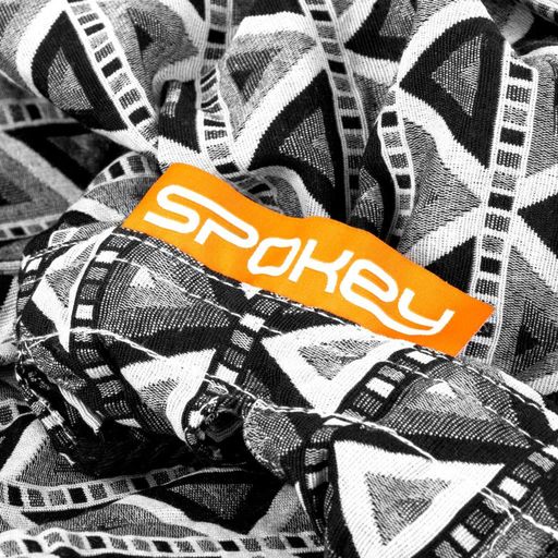 Гамак-крісло Spokey ETNO 100 х 80 см Білий із чорним (s0389) (2093647)