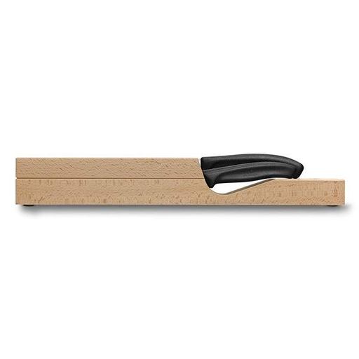 Набір кухонних ножів та підставки Victorinox Swiss Classic In-Drawer 6 предметів Чорні (6.7143.5) (2093861)
