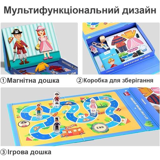 Магнітна книга MiDeer Гардероб (MD1039) (2094337)