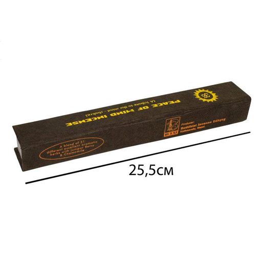 Пахощі Тибетські Спокій розуму Peace of Mind 25,5x3x3 см (04051) (2094558)