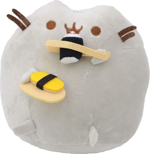 Комплект М'яка іграшка кіт з суші Pusheen cat і Антистрес іграшка Mokuru (vol-728) (2094587)