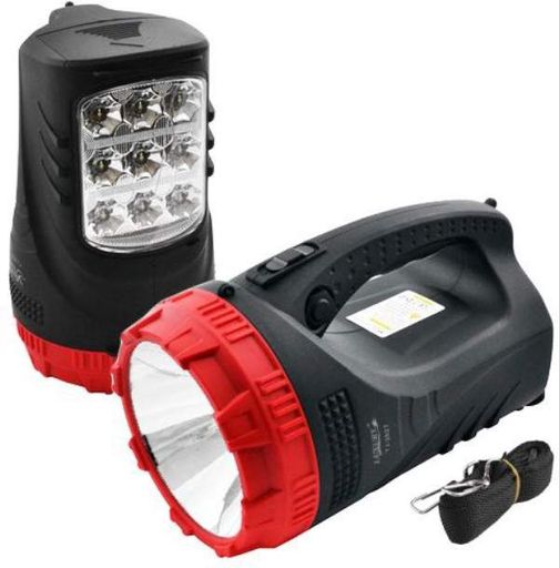 Ліхтар-прожектор WimpeX WX2827 акумуляторний 6000mAh 3W+9LED (301037) (2094591)