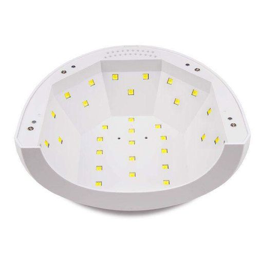 Лампа для гель лаку SUN UV LED 2-in-1 24/48W Біла (2095005)