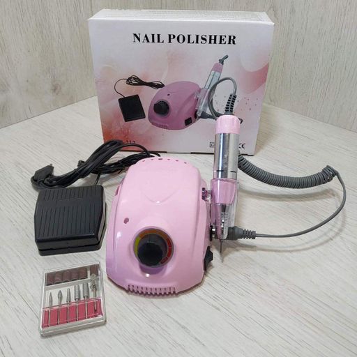 Фрезер для манікюру Nail Polisher DM-212 Рожевий (2095060)
