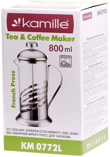 Френч-прес Lizardi 800мл Kamille DP39836 (2096268)