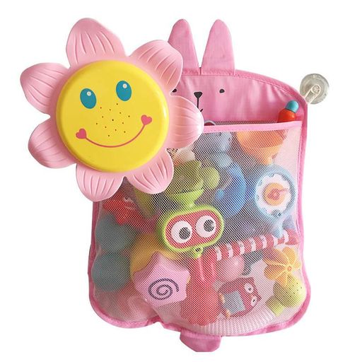 Органайзер для іграшок у ванній кімнаті Baby Assistant MLM21541 Рожевий (2096412)