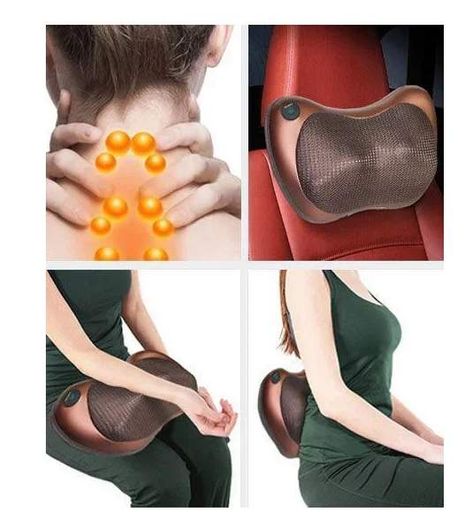 Роликовий масажер VigohA для спини та шиї Massage pillow (2096417)