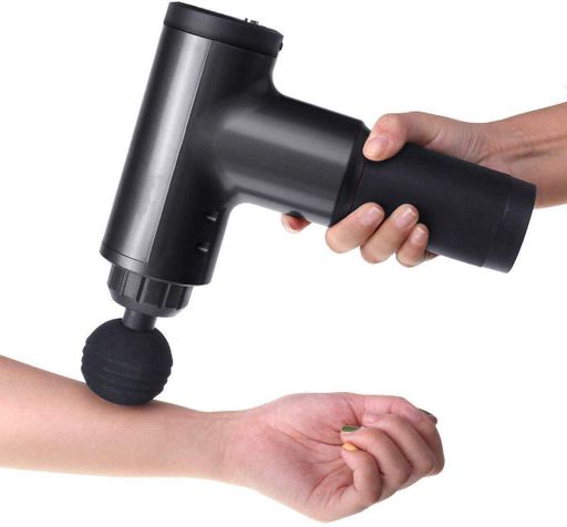 Ручний масажер для м'язів RIAS Fascial Gun KH-320 Black (3_01147) (2096471)