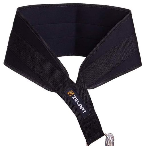 Пояс для обтяжень Dipping Belt TA-2647 Zelart 54х20 см Чорний (34363005) (2096506)