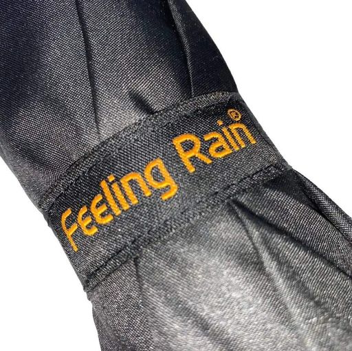 Чоловіча автоматична парасолька Feeling Rain на 16 спиць чорний 2316 140-13827901 (2096569)