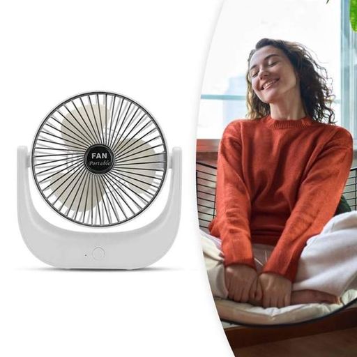 Портативний вентилятор настільний міні ручний Portable Fan AND LY-853 Fan&Fan (2096808)
