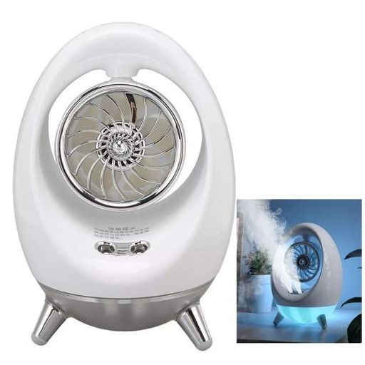 Портативний вентилятор USB з водяним охолодженням, розпилювач, нічник Air Cooler 657, зволожувач Fan&Fan (2096812)