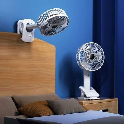 Портативний вентилятор Desktop Fan Multi Function / Аккумуляторний вентилятор на прищепке / Вентилятор мини на USB HOPESTAR (2096851)