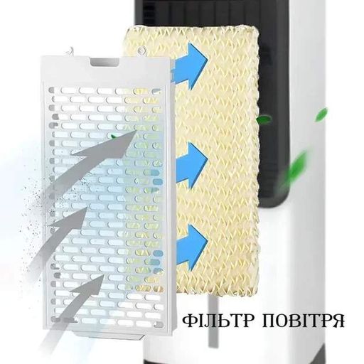 Мобільний кондиціонер 2в1 з обігрівом та охолодженням Domotec 1668 Kemei (2096984)