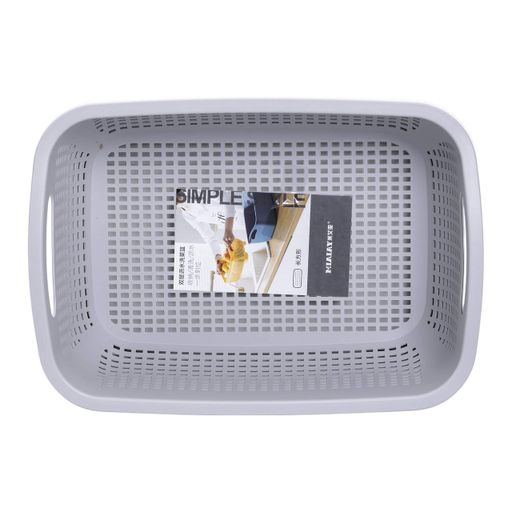 Кошик-друшлак 2 в 1 для миття овочів, фруктів і зелені 29,5×21×11 (см) Білий HP-45-6W Yiwu (2097003)