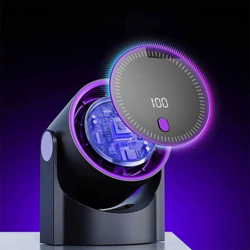 Портативний міні вентилятор, від USB, 1800мАч (2097149)