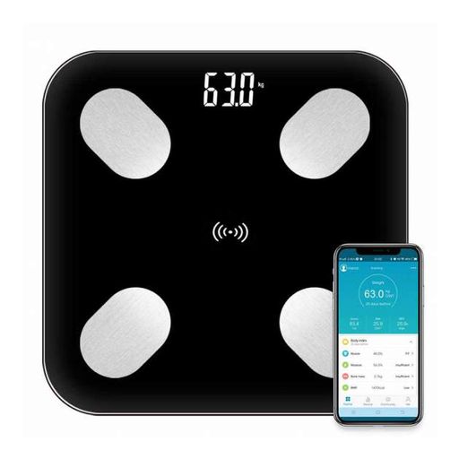 Розумні Bluetooth смарт-ваги електронні підлогові з додатком для смартфона до 180 кг (2097204)