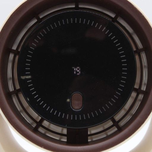 Портативний міні вентилятор, від USB, 1800мАч, Бежевий (2097302)