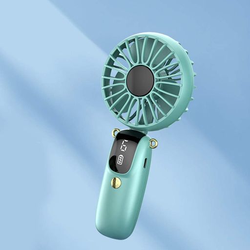 Ручний міні-вентилятор з дисплеєм та USB, HH-F10 (2097320)