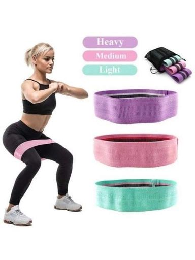 Тренувальні гумки OPT-TOP для спорту U-Powex Hip Resistance Band набір 3 шт + чохол у комплекті (1832360884) (2097903)