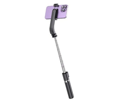 Монопод трипод для селфі Hoco K20 на 98см бездротовий Bluetooth селфі палиця з пультом ДУ чорний (2097916)