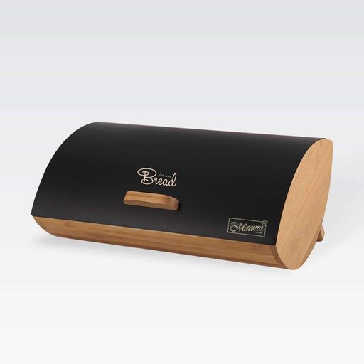 Хлібниця Maestro MR-1775-Black 36,5х25х13,3 см Чорний (74723657) (2097952)
