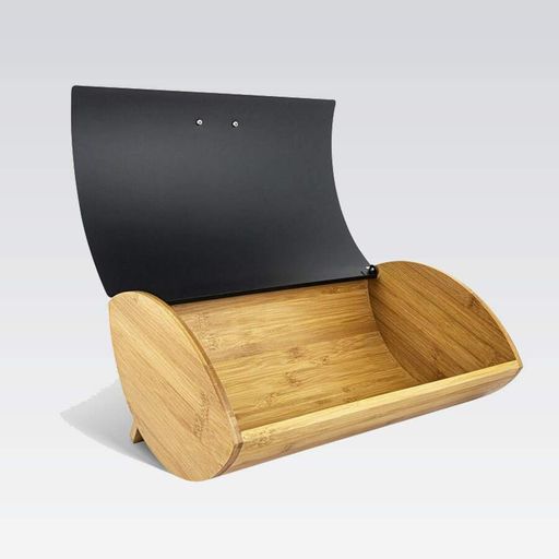 Хлібниця Maestro MR-1775-Black 36,5х25х13,3 см Чорний (74723657) (2097952)