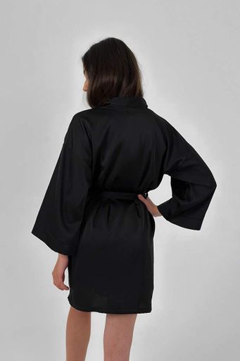 Халат шовковий Perfect Female XL Чорний (14BА-20-bl) (2098010)