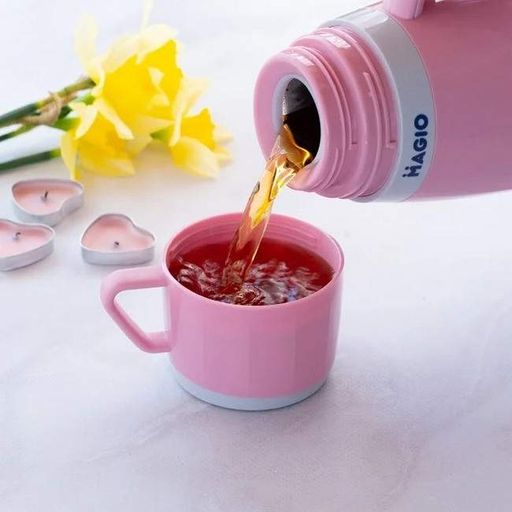 Термос зі скляною колбою 0.5л Magio MG-1051P Pink (2098085)