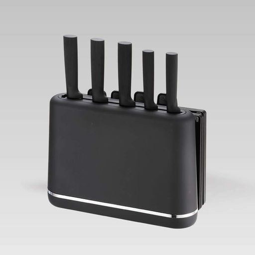 Набір ножів з обробними дошками Maestro MR-1412 9,8 х9, 8х22 см Black 10 шт (2098158)