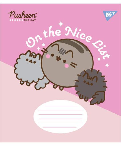 Набір зошитів шкільних YES А5/12 лінія Pusheen The Cat 25 шт (767613) (2098166)