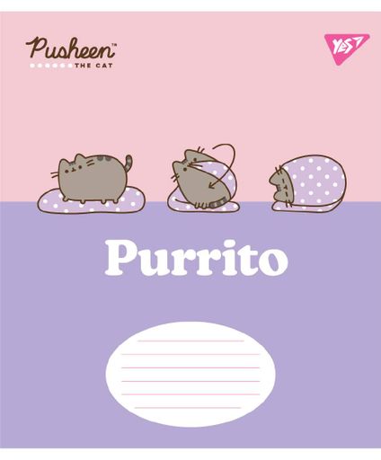 Набір зошитів шкільних YES А5/12 лінія Pusheen The Cat 25 шт (767613) (2098166)