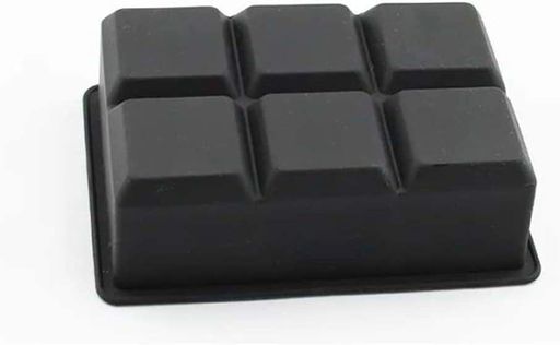 Форма для льоду силіконова Ice Кубики 6 комірок 16.7x11.5x5 см Чорний (С051350) (2098257)
