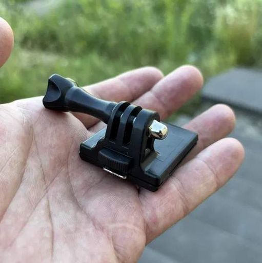 Тримач для екшн-камери GoPro на шолом типу FAST з майданчиком NVG 5x4x2 см Чорний (2733117725) (2098266)