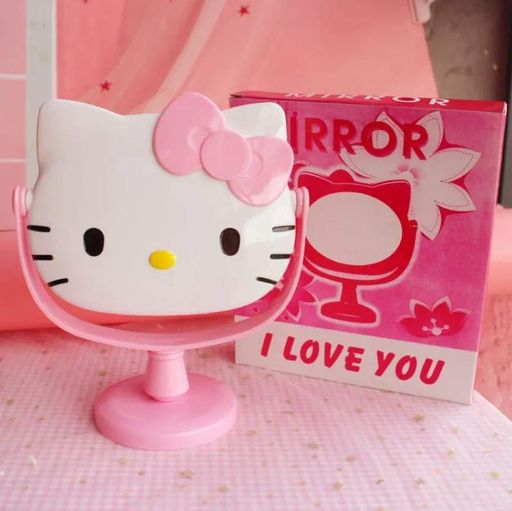 Дитяче настільне дзеркало R&G Kitty рожеве (2098296)