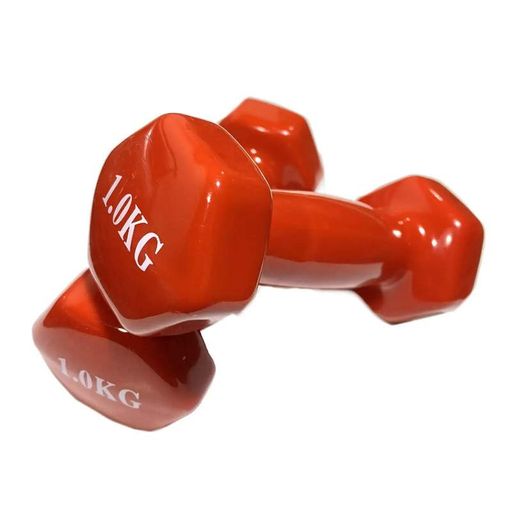 Набір гантель Feel Fit 1 кг 2 шт Червоний (M 0289-OR2) (2098351)