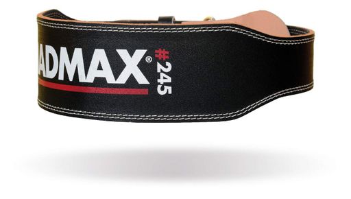 Пояс шкіряний для важкої атлетики MadMax MFB-245 Full leather M Black (2098372)