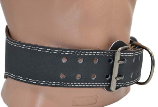 Пояс шкіряний для важкої атлетики MadMax MFB-245 Full leather M Black (2098372)